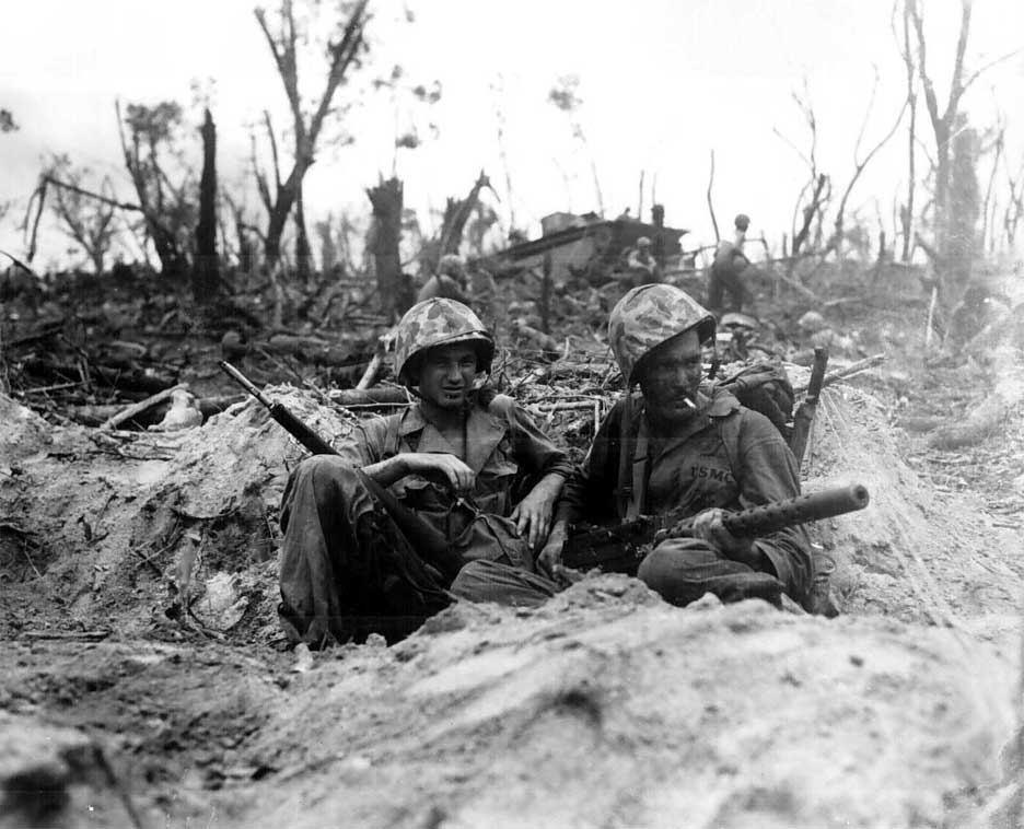 Marines on Peleliu